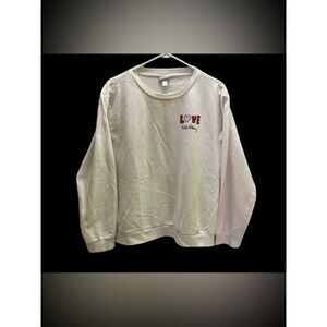 Keigh Haring LOVE Graphic Crewneck Sweatshirt - XL